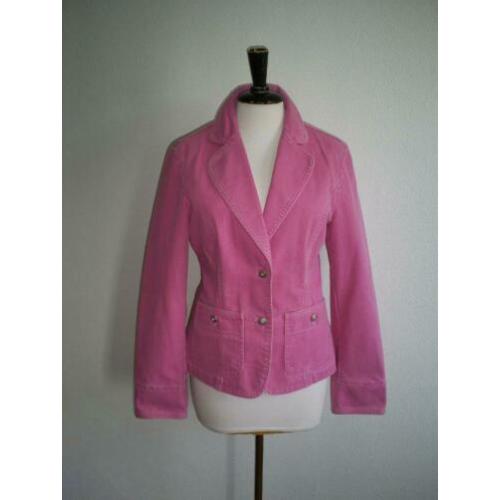 NIEUW !!! - prachtig TAIFUN roze jeans jasje maat 38
