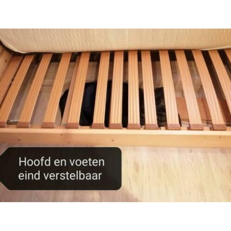 grenen bed 90x200cm