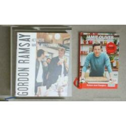 NIEUW 2x Jamie Oliver, Gordon Ramsay Kook Boeken Kookboeken