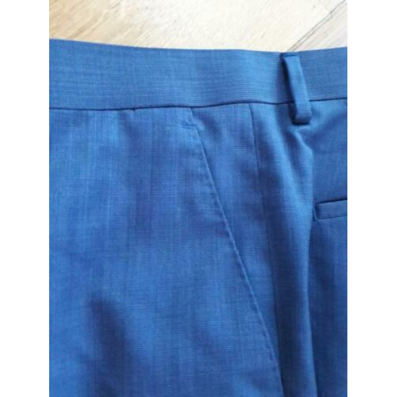 3 nette pantalons maat 54 L blauw en grijs WE NIEUW