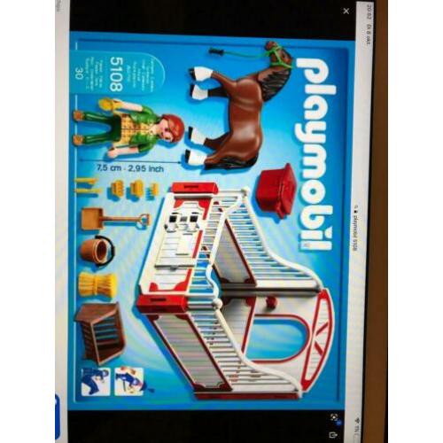 Playmobil Country 5107 Kanbstrupper met paardenbox