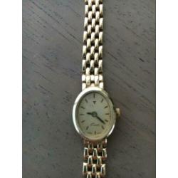 Gouden dames horloge
