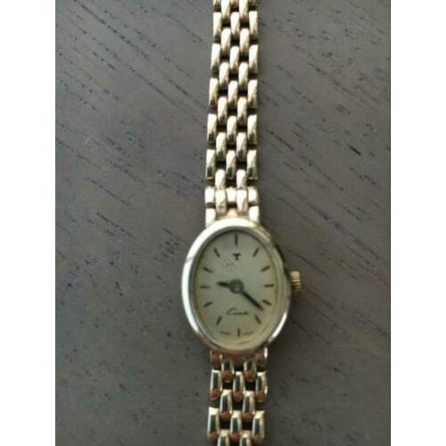 Gouden dames horloge