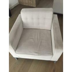 *gratis* ophalen twee witte/beige fauteuils