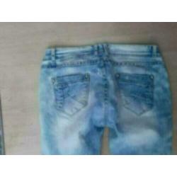 SKINNY Jeans Met Slijtplekken LUXURY 38/40 M Incl.Verzenden!