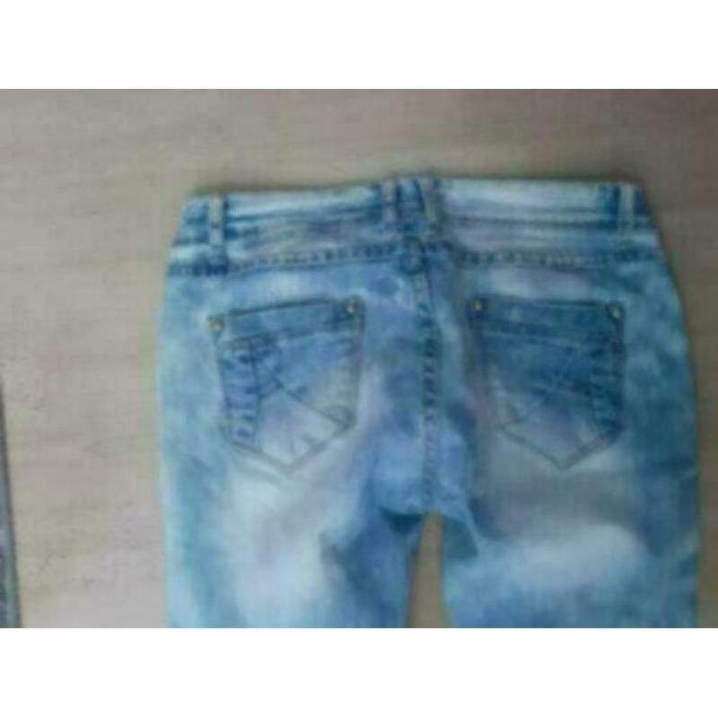 SKINNY Jeans Met Slijtplekken LUXURY 38/40 M Incl.Verzenden!