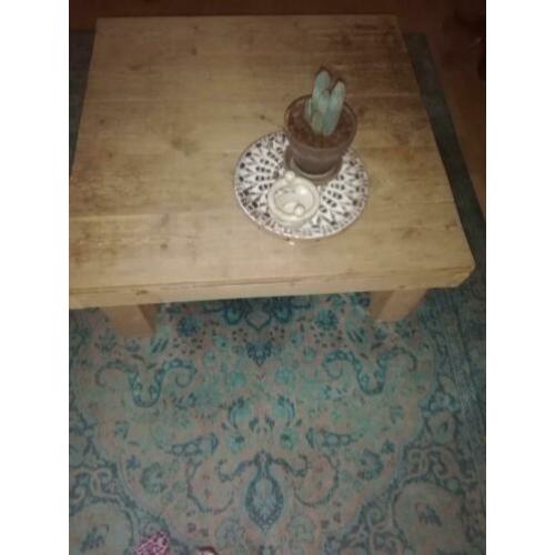 Steigerhouten salontafel 90bij 90 cm