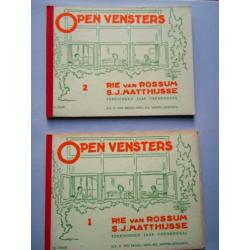 Open Vensters~Prenten jaren 50~Mathijse~Zonder Tekst~Schoolb
