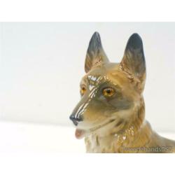 Porseleinen herders hond parfumlampje 89073