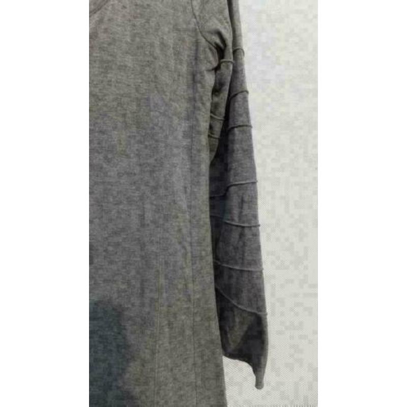 DOLCE VITA dubbellaags grijs/zwart stretch tuniek mt M