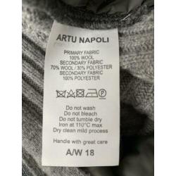 Artu Napoli cardigan zip maat M
