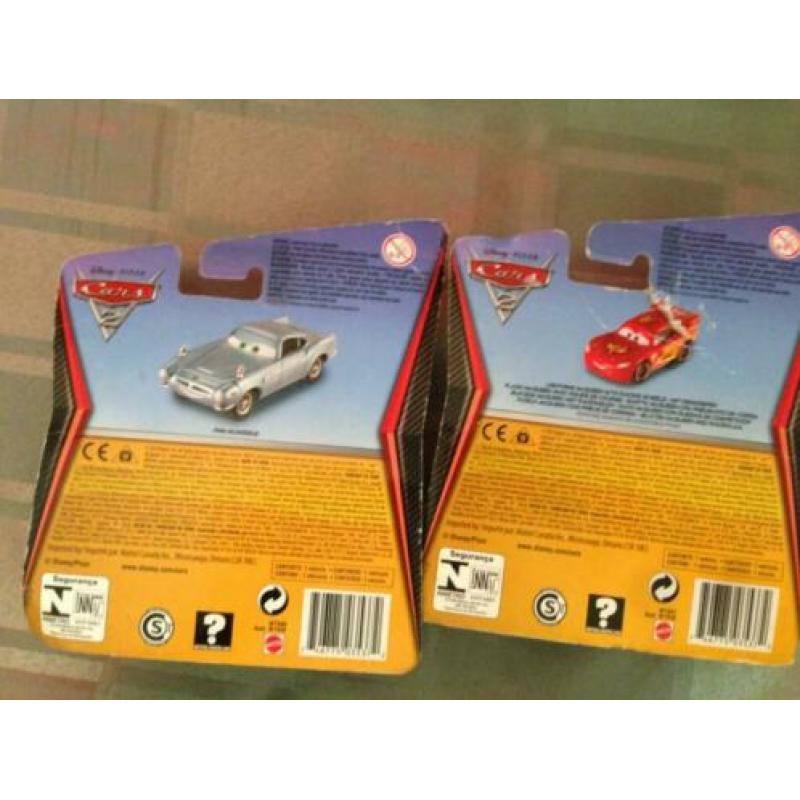 2 nieuwe Disney PIXAR Cars. Finn McMissle / Lighning McQueen