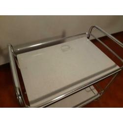 Formica retro vintage Thee wagen serveer kar trolly