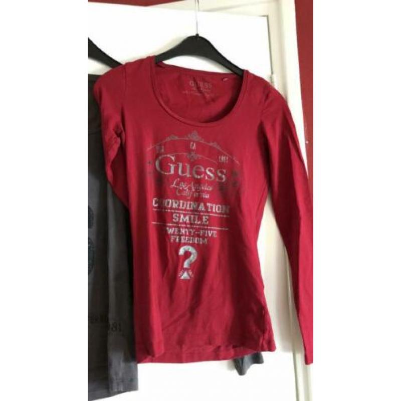 3 Guess shirts samen €8