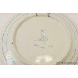 Delfts blauw wandbord Juliana 1948-1973 89012