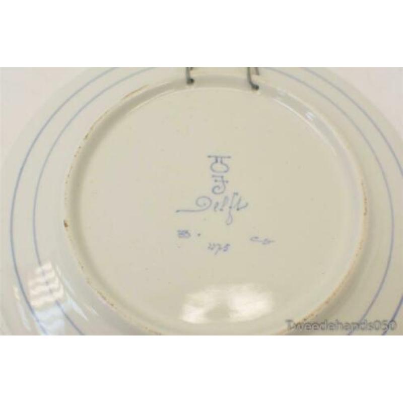 Delfts blauw wandbord Juliana 1948-1973 89012