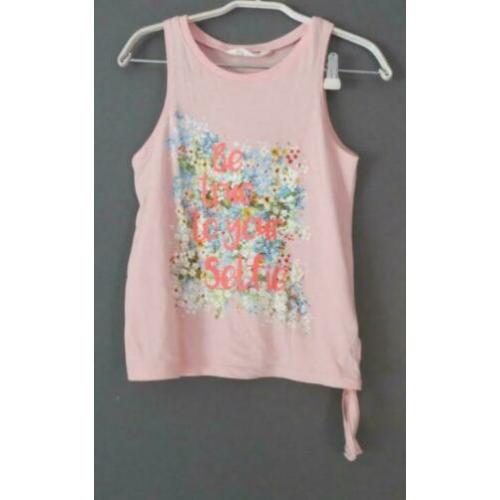 roze shirt be true to your Selfie maat 146