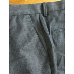 3 nette pantalons maat 54 L blauw en grijs WE NIEUW