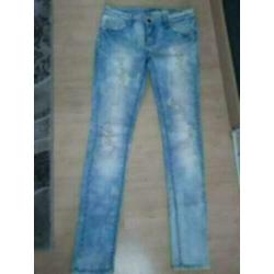 SKINNY Jeans Met Slijtplekken LUXURY 38/40 M Incl.Verzenden!