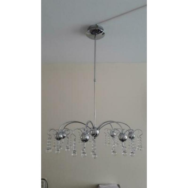 Hanglamp kroonluchter schadeloos met echt kristal