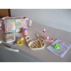 baby born verzorgingstas met inhoud/box/buggy/