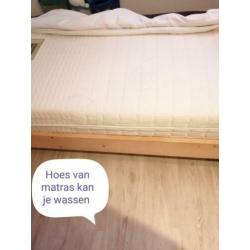 grenen bed 90x200cm