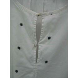 Maison Scotch tuniek/bloes. Maat 4=4244 Wit