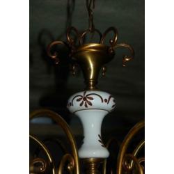 leuke hanglamp met glazen kapjes