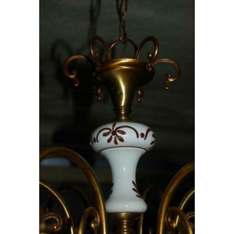 leuke hanglamp met glazen kapjes