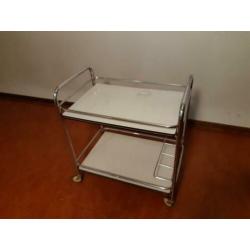 Formica retro vintage Thee wagen serveer kar trolly