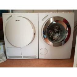 Wasmachine en condensdroger Miele (ook afzonderlijk)