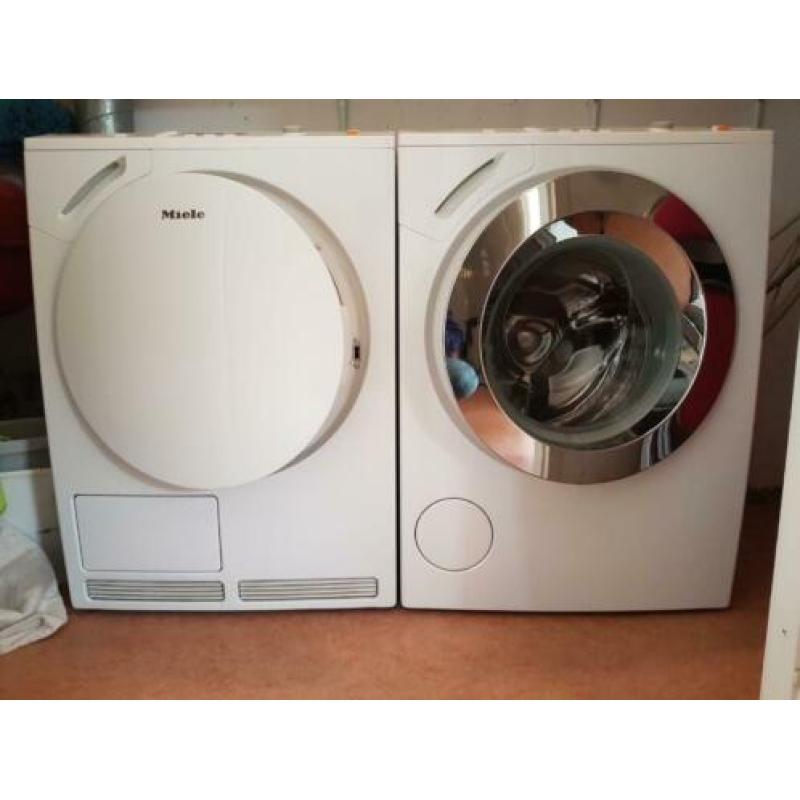 Wasmachine en condensdroger Miele (ook afzonderlijk)