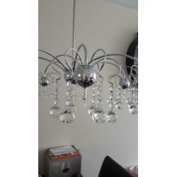 Hanglamp kroonluchter schadeloos met echt kristal