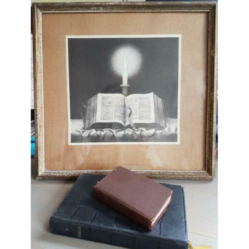 PASEN, Brocante Bijbel Prent