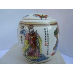 Antiek china chinese Gemberpot porselein gemerkt.