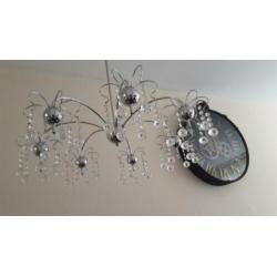 Hanglamp kroonluchter schadeloos met echt kristal