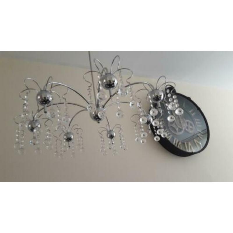 Hanglamp kroonluchter schadeloos met echt kristal