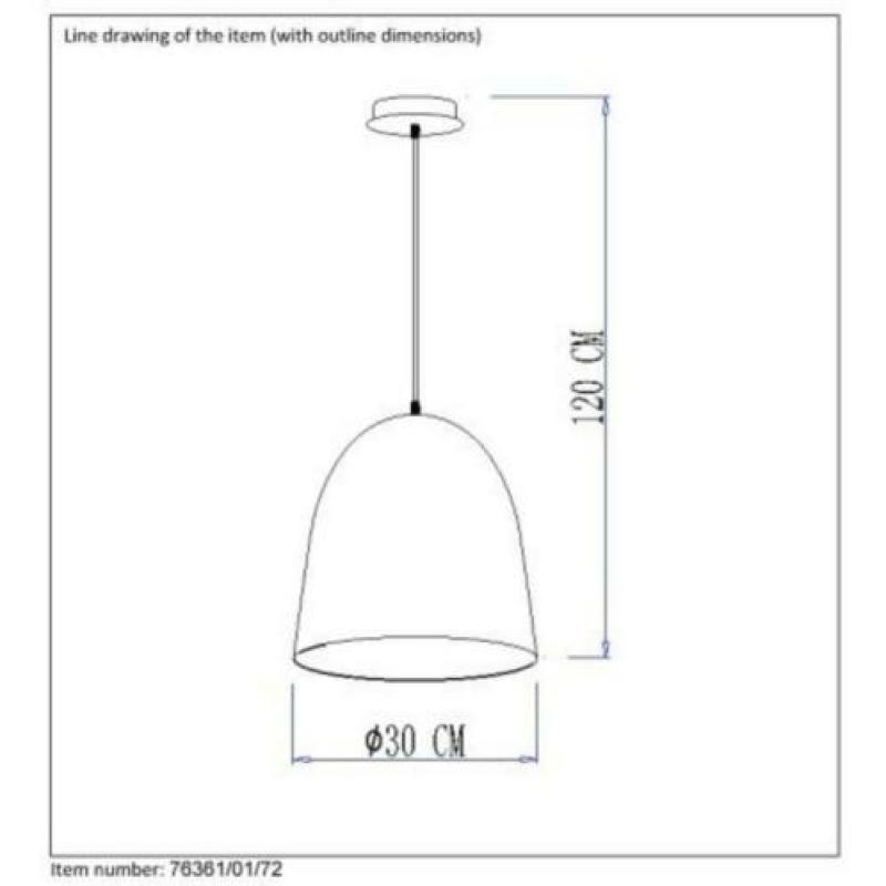Hanglamp Woody van Lucide
