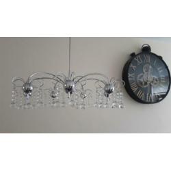 Hanglamp kroonluchter schadeloos met echt kristal