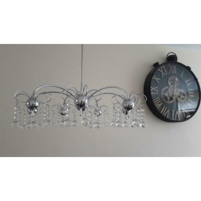 Hanglamp kroonluchter schadeloos met echt kristal