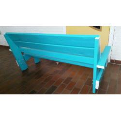 Rietveld bank van steigerhout
