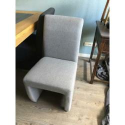 6 persoons eettafel, stoelen en bankje