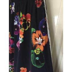 Adidas Firebird Floral viooltjes lange trainingsrok