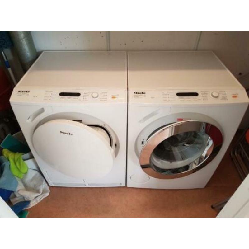 Wasmachine en condensdroger Miele (ook afzonderlijk)