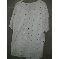 Maison Scotch tuniek/bloes. Maat 4=4244 Wit