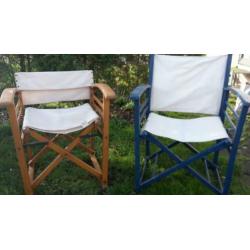 Regisseurstoel, twee stuks