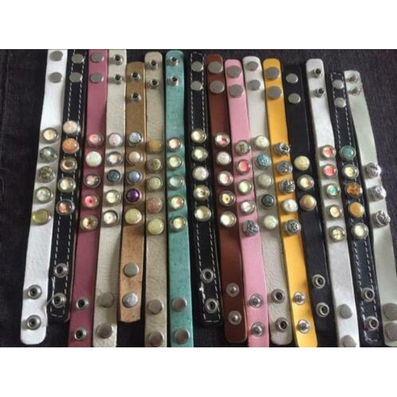 Partij,Armbanden 16 St. ,Hangertje 13 St. en 230 knoppen