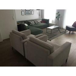 *gratis* ophalen twee witte/beige fauteuils