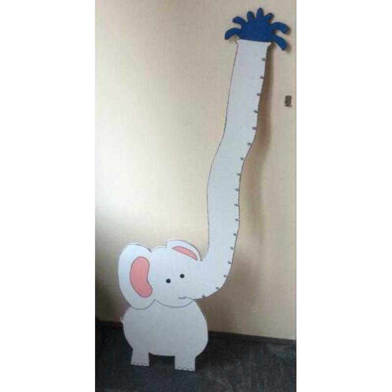 Houten groeimeter giraffe