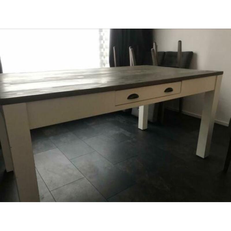 Landelijke eettafel 160 cm